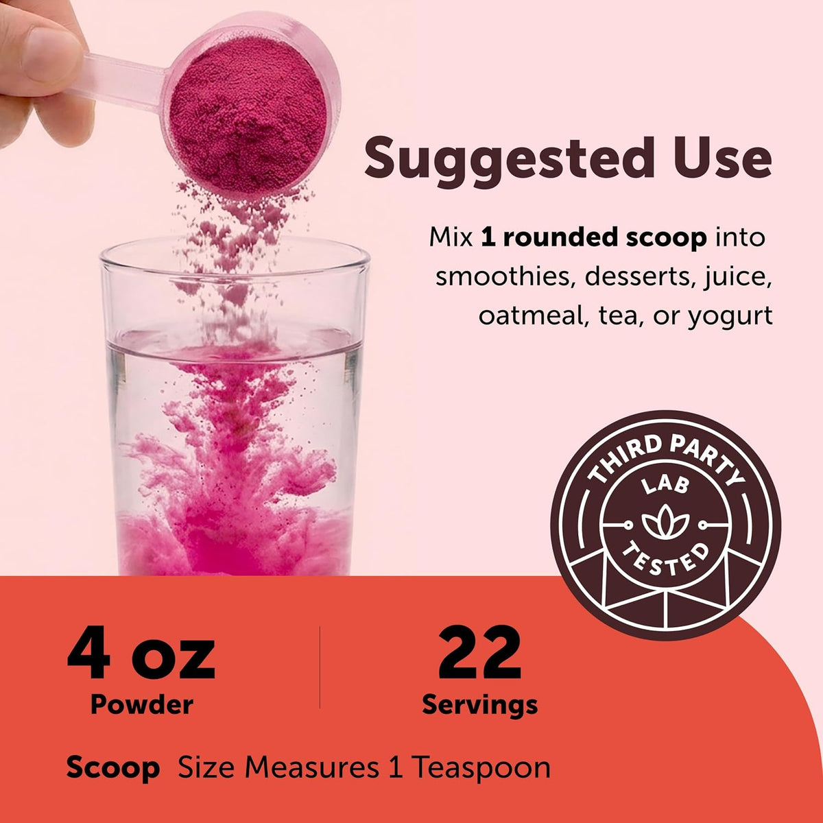 Micro Ingredients organic tart cherry powder smoothie mix