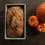 USA Pan 10 by 5 inch loaf pan resting on flat surface