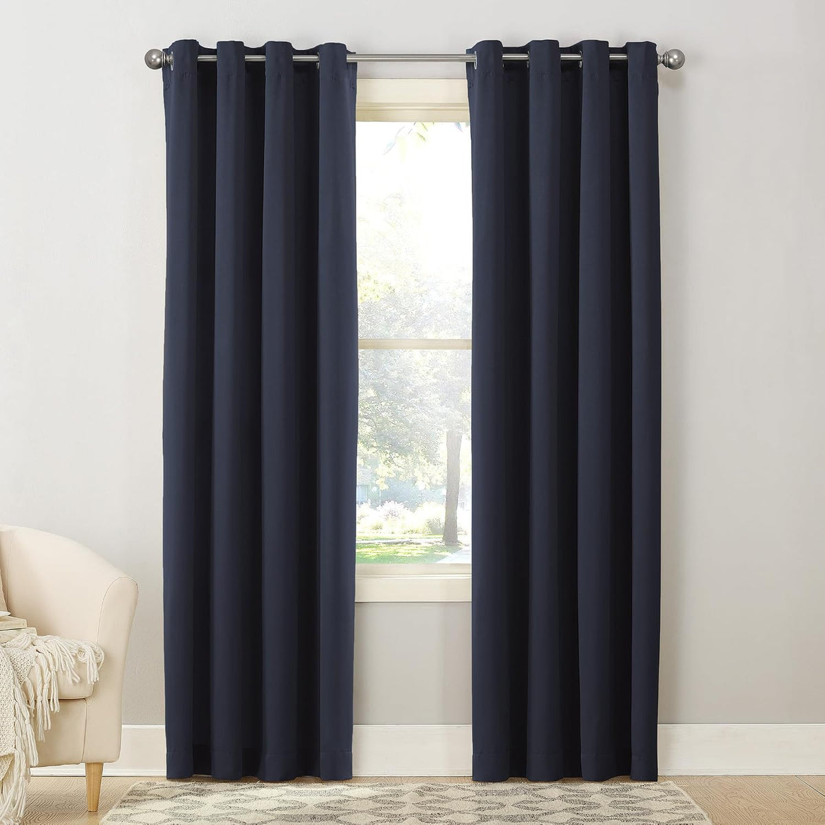 Sun Zero Barrow Energy Efficient Grommet Curtain Panel Pair - Image 13
