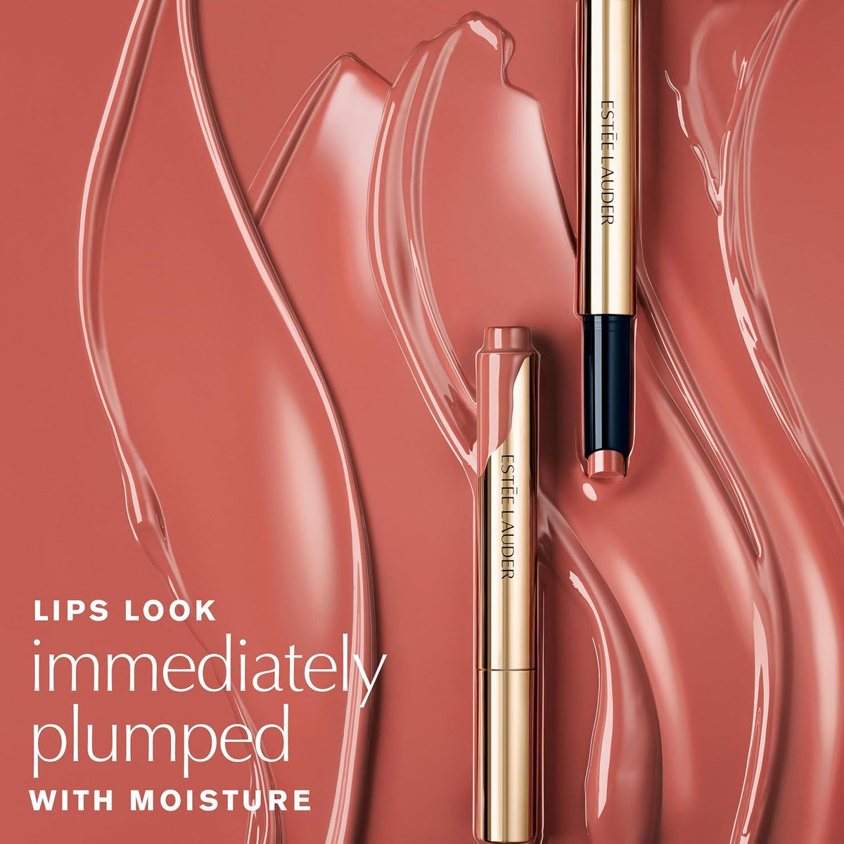Estee Lauder moisturizing glosstick high-shine swatch