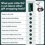 Little ELF 2-pack green holiday gift wrapping tool package