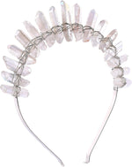 Bubbmi handmade crystal crown full length product presentation