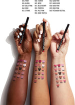 NYX creamy lip liner tip texture detail