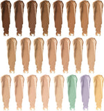 NYX concealer styled with makeup items for beauty routine