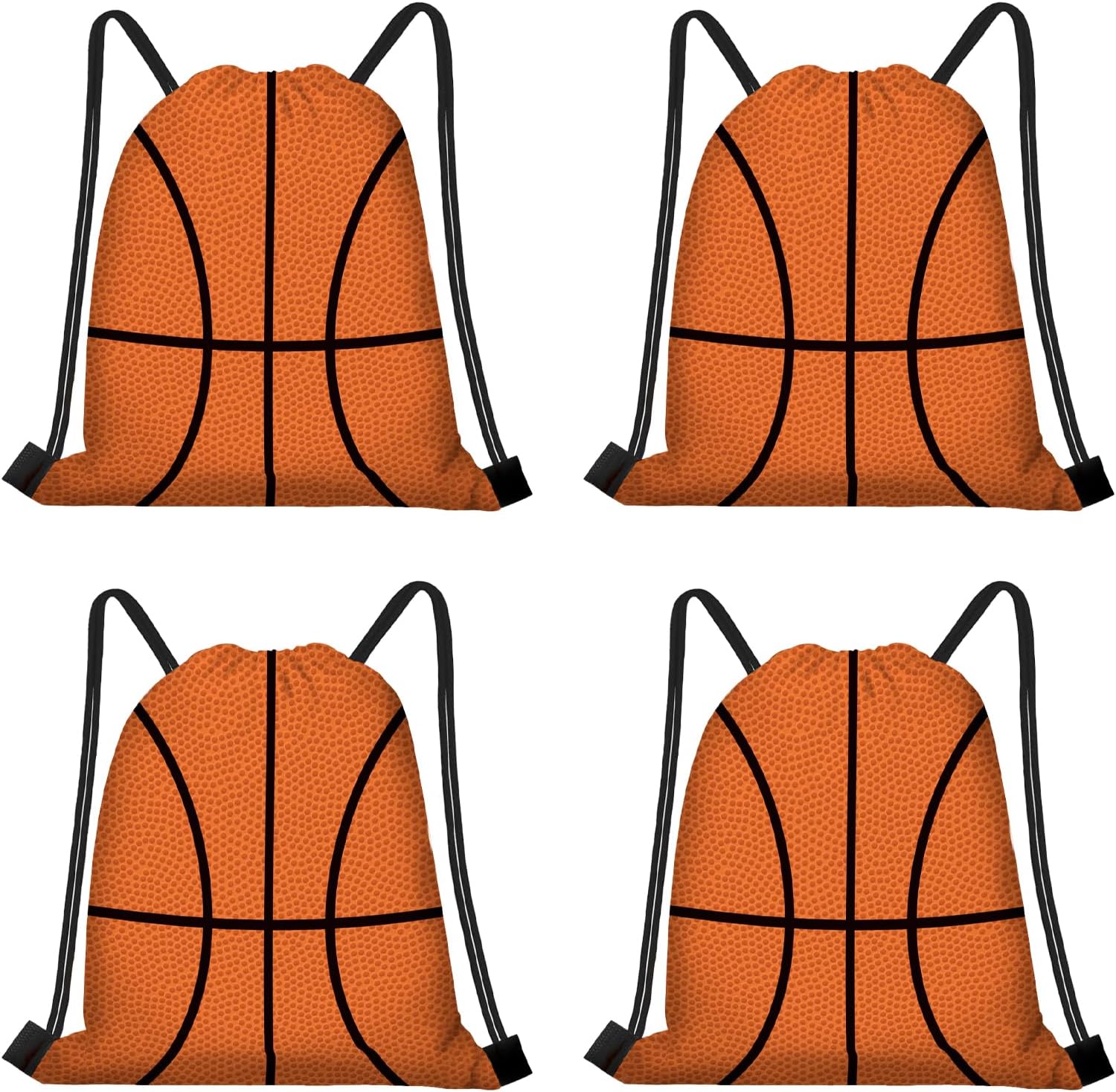 Keringo basketball gift bags front view with sports graphic