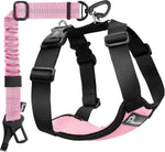 Large size Pawaboo dog car vest black