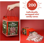 Primoxe miniature holiday candy canes scattered for Christmas party snacks.