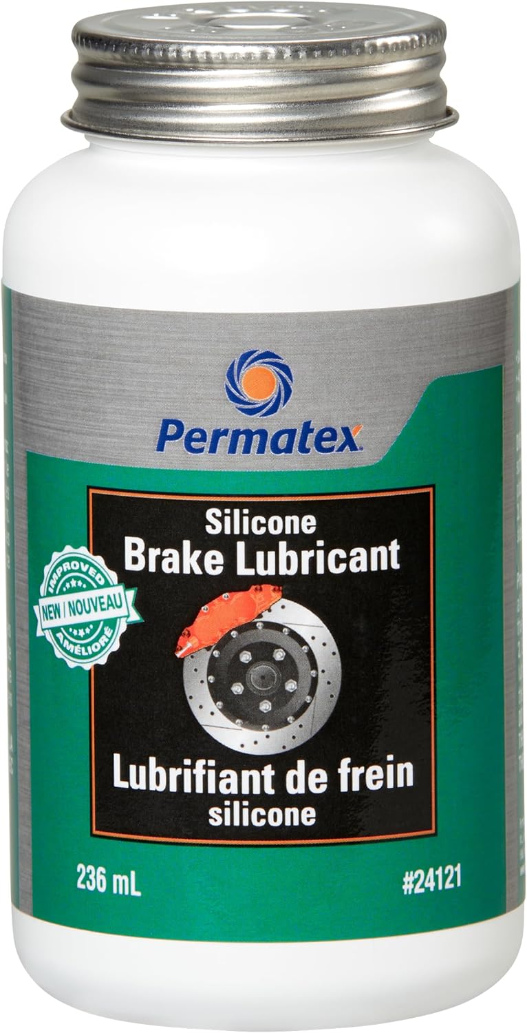 Permatex 24121 Silicone Brake Lubricant 236 Milliliters front view bottle