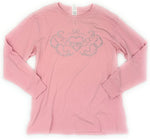 Victoria's Secret Pink Long Sleeve Campus T-Shirt front view