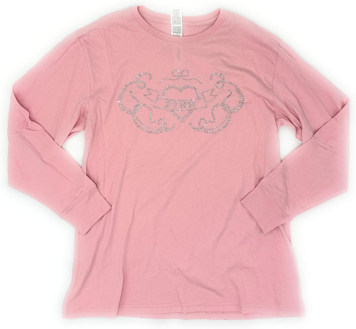Victoria's Secret Pink Long Sleeve Campus T-Shirt front view