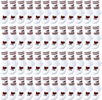 Cutecrop 12/24/48 Pairs Cheerleader Gifts Cheerleader Socks Cheer Ankle Sock for Women Girls Team Cheer Accessories - Image 15