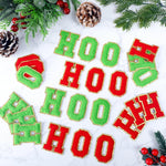 Knitgrip self adhesive holiday patches close up of chenille texture