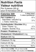 Snack Factory Pretzel Crisps drizzled with chocolate and caramel packaging