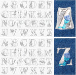 50 Pcs Water Soluble Wash Away Hand Sewing Stabilizers for Embroidery Fabric Embroidery Stabilizers with Boho Pattern for Hand Sewing Lover (Blossom) - Image 10