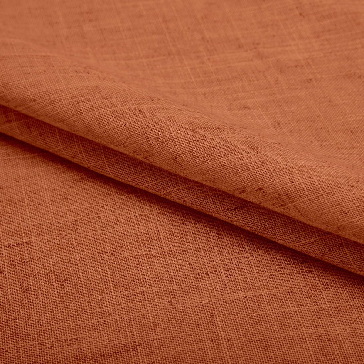 Folded Pitalk sheer linen curtains showcasing the soft drape effect.