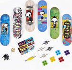 Tech Deck collectible mini skateboards sticker sheets and tools