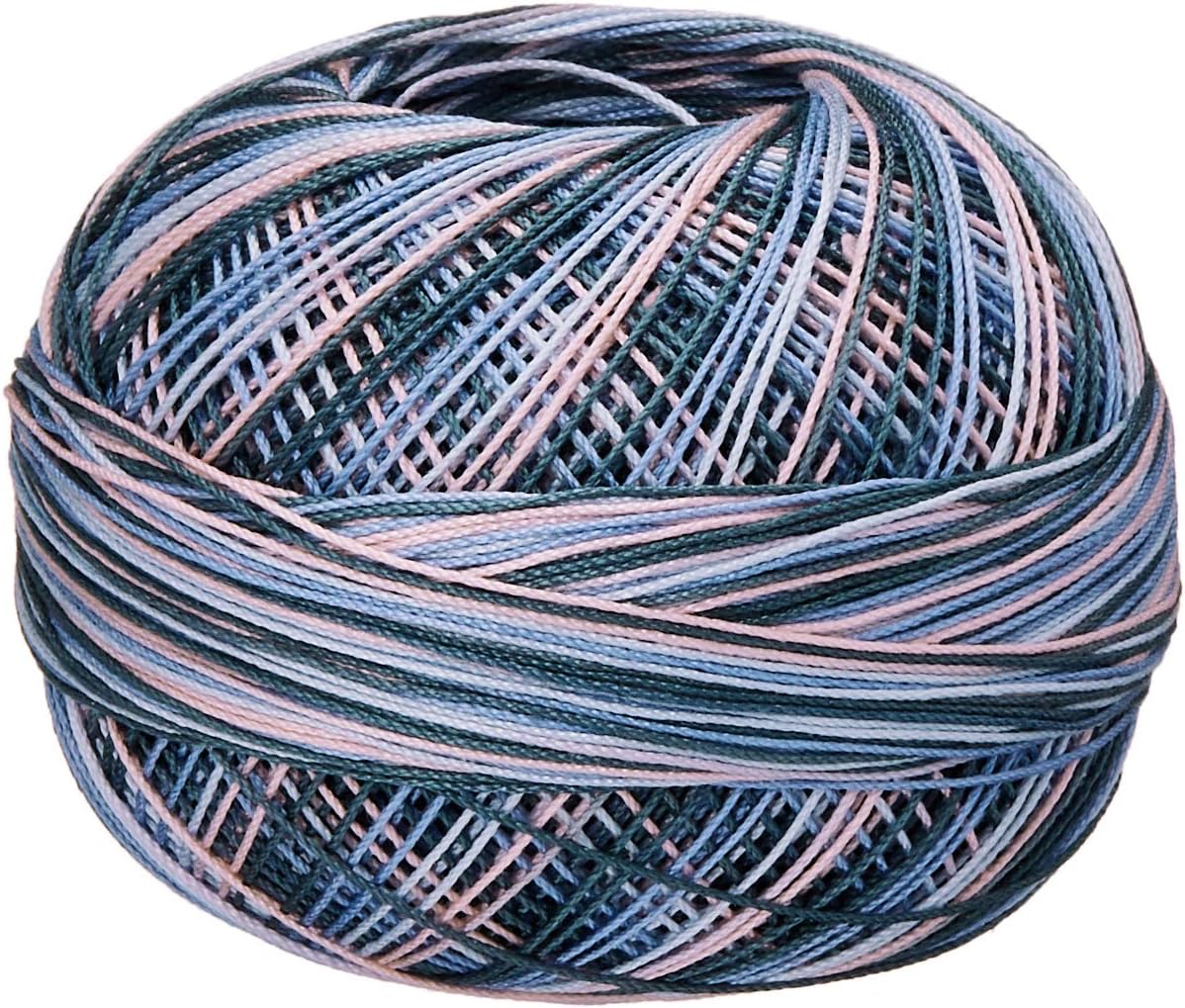 Handy Hands 210-Yard Lizbeth Cotton Thread, 25gm, Denim Whisper - Image 1