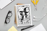 Ecezatik witch journal spiral binding close up