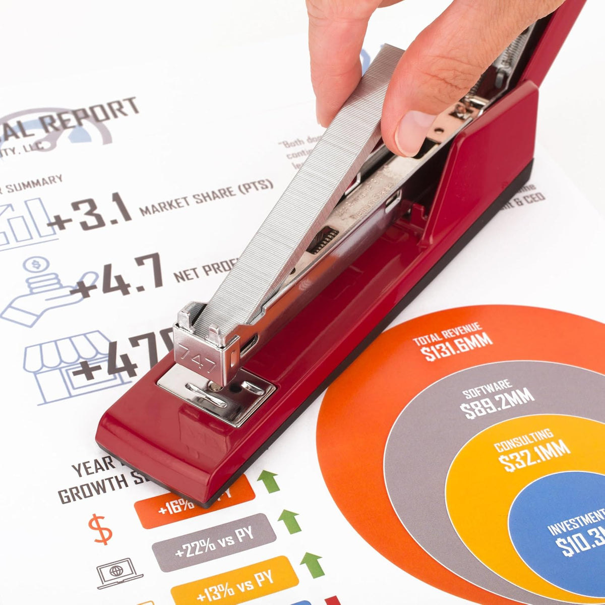 Swingline office staples bulk bundle box illustration