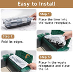 Easy tie handle feature on Luvcosy waste bag
