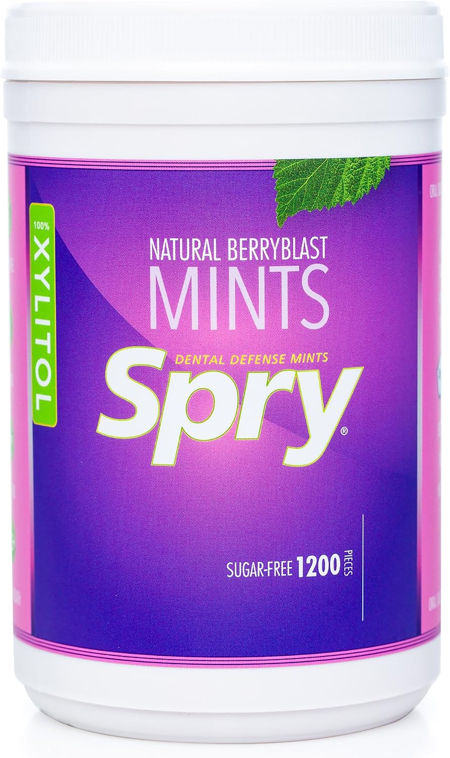 Spry Xylitol Breath Mints Sugar Free, Peppermint, 240 Count - Pack of 1 | Natural, Non-GMO, Gluten-Free for Cavities, Bad Breath Freshening, Dry Mouth, Promote Oral Health, Increase Saliva Production - Image 11
