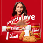 Biscoff Lotus cookies paired with a cup of coffee
