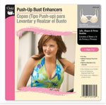 Dritz push-up bust enhancers front view A/B cup bra inserts