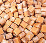 Kraft chewy caramels double pack storage in a kitchen pantry shelf