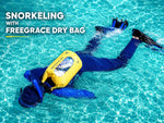 Freegrace waterproof dry bag showing 500D tarpaulin material texture