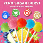 Zollipops Clean Teeth Pops Sugar Free Candy with Xylitol, Dye-Free Lollipops - Keto & Diabetic-Friendly, Dentist-Approved Treats for Kids (Natural Fruit Flavors, 29 oz) - Image 13