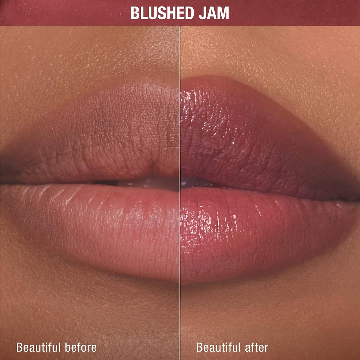 Charlotte Tilbury 3 in 1 sheer lipstick and balm tint swatch on lips