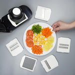 Jikoni Yetu mandoline slicer with protective hand guard