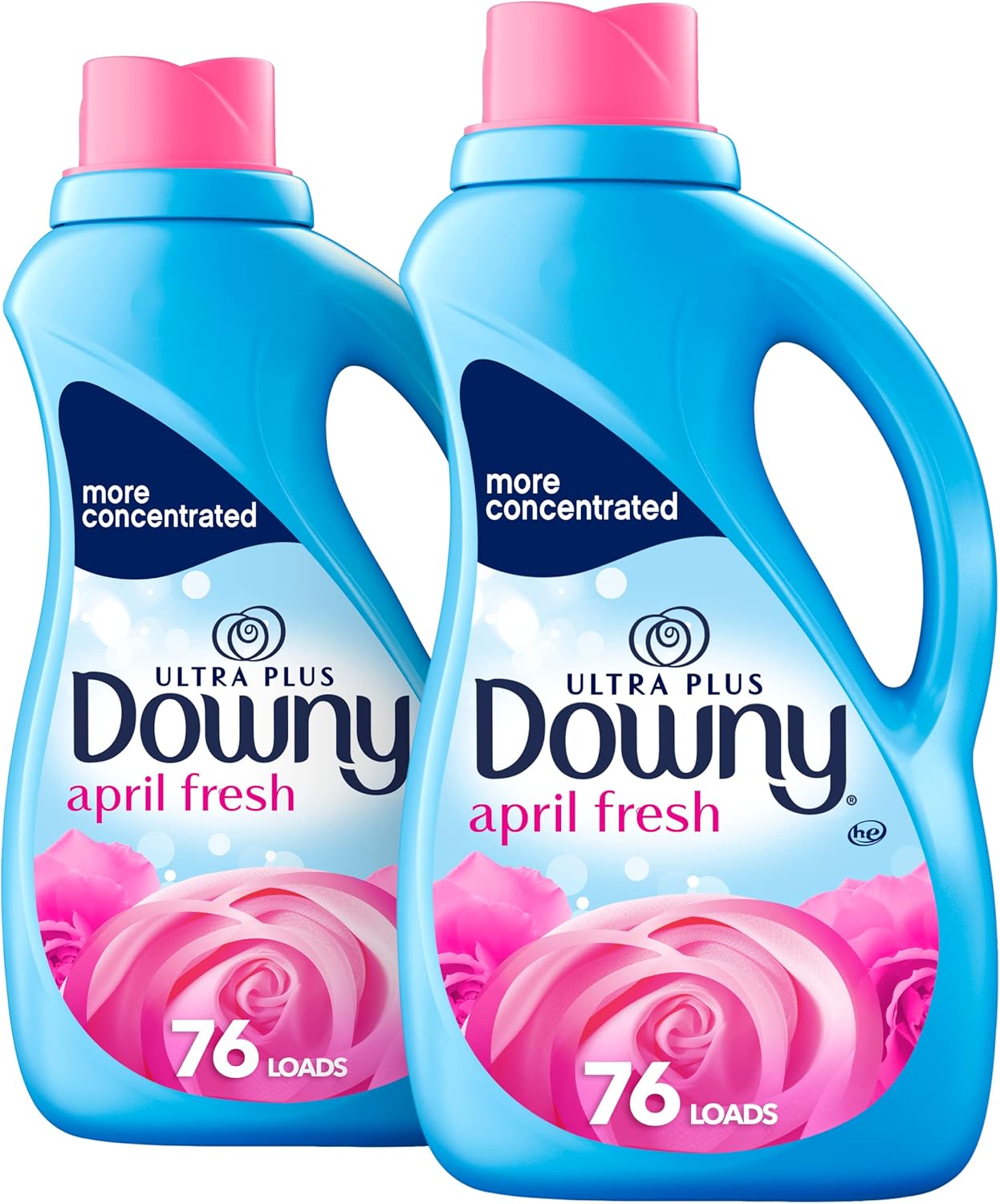 Downy Ultra Plus Laundry Fabric Softener Liquid, April Fresh Scent, 152 Total Loads (Pack Of 2) - Image 1