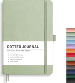 RETTACY Lined Journal Notebook, 192 Numbered Pages, A5 Size (5.7'' x 8.3'') | Leather Hardcover, 100 GSM Thick Paper, for Men & Women, Journaling, Writing, Work & Office (Brown) - Image 11