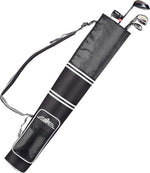 Champkey Professional Golf Sunday Bag front view showing 600D black nylon finish and sleek profile