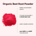 Micro Ingredients organic beet root powder fine red texture