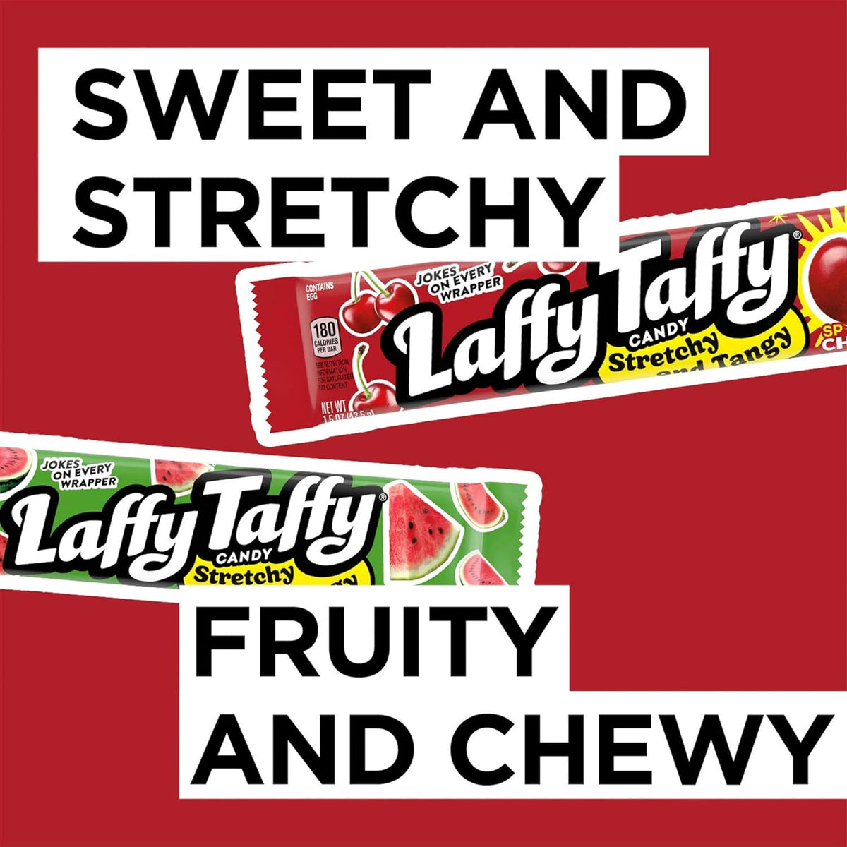 Laffy Taffy Variety Box individual wrapped fruit candy bars