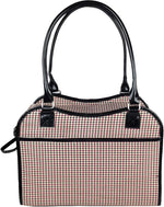 Top view of Pet Life pet handbag with sunroof detail