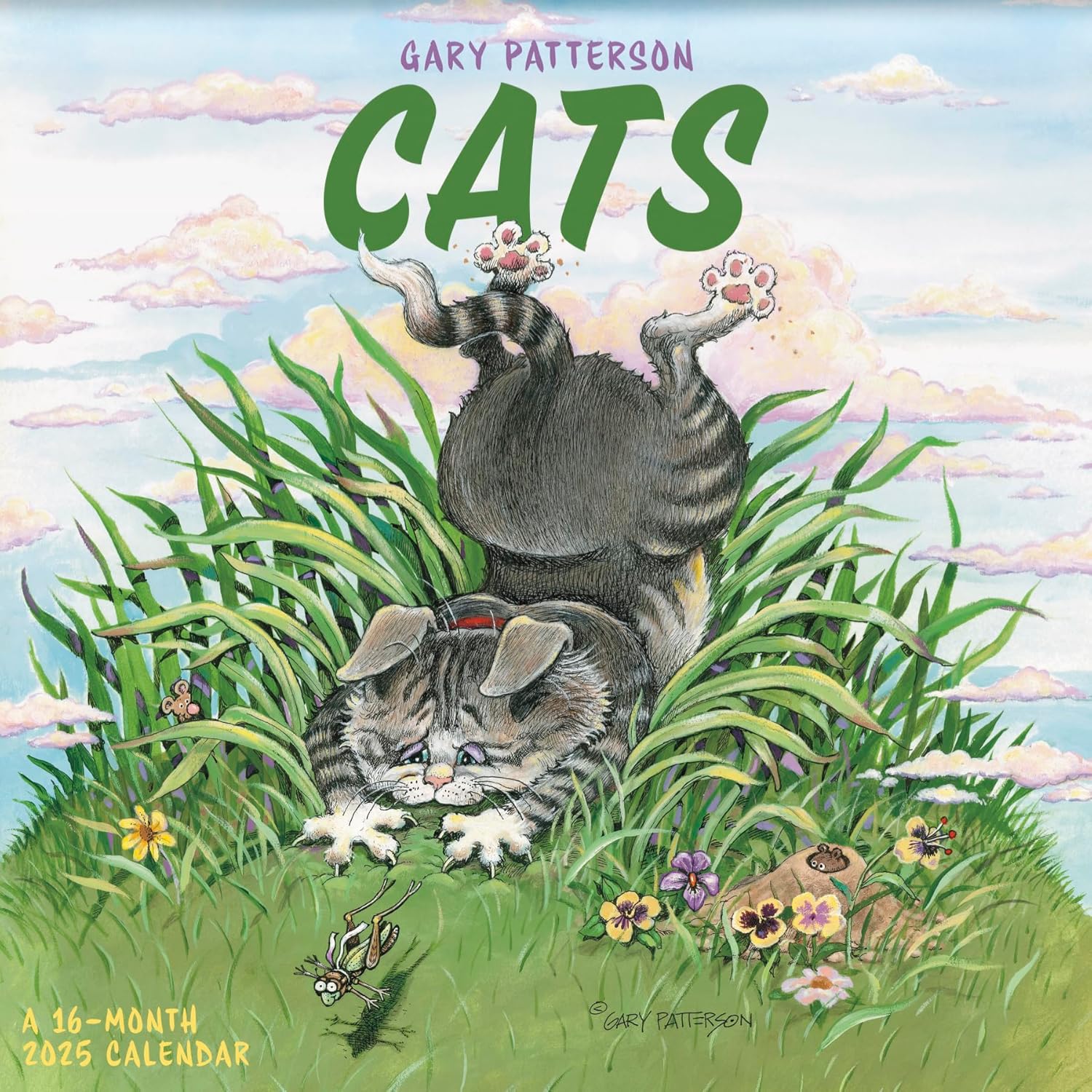 2025 Gary Patterson - Cats Wall Calendar - Image 1