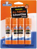 Elmer's school glue sticks front view package