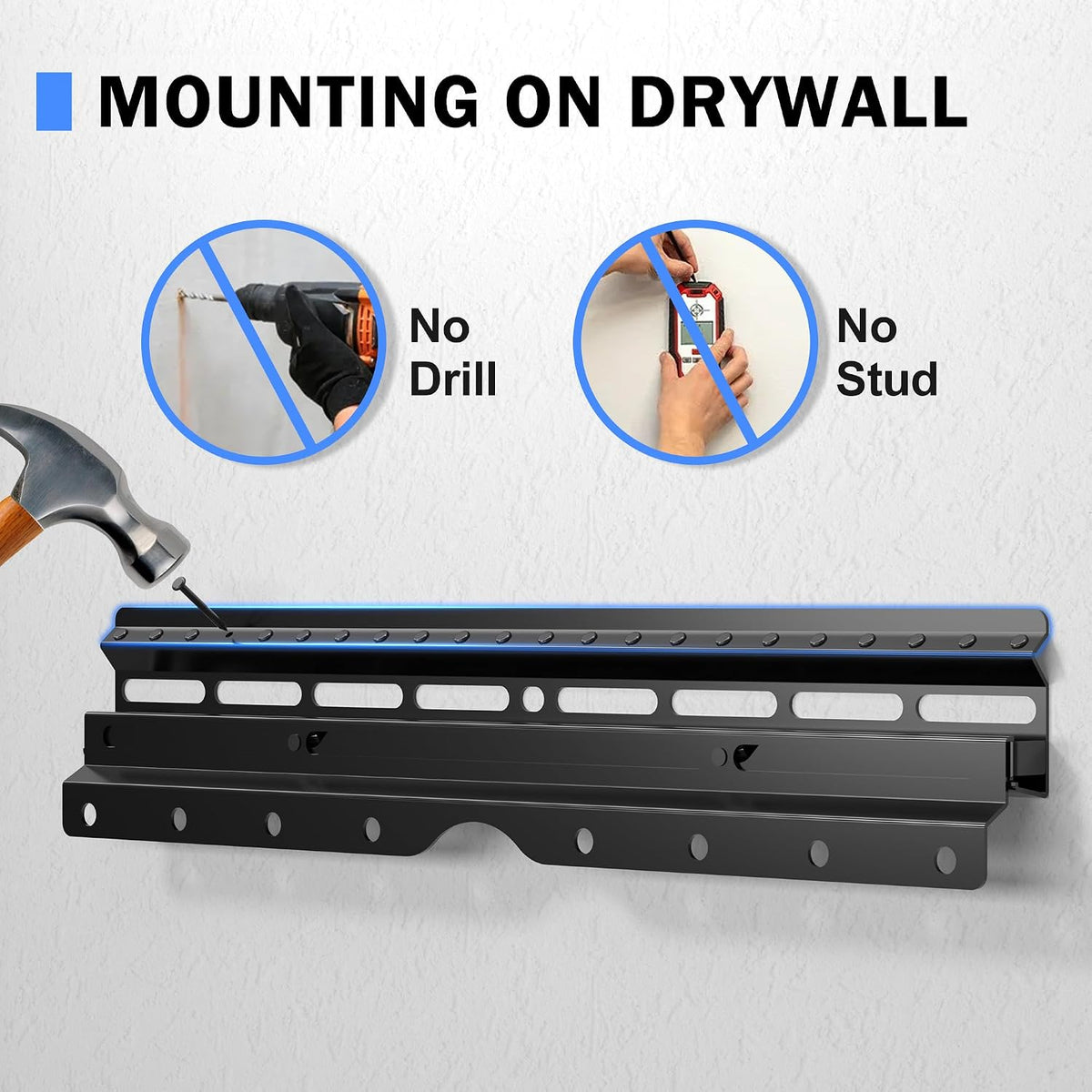 Universal VESA mounting brackets attached to television back