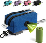 Dog Poop Bag Holder for Leashes - Dog Poop Bag Dispenser and Treat Holder with 2 Waterproof Pouches for Pet Waste Bags and Walking Accessories + 1 Free Roll - Leashrr 2.0 (Black) - Image 9