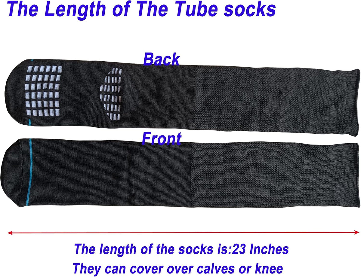 LORVVDE stretchy fabric and heel-less design for universal fit