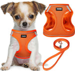 No Pull Dog Puppy Harness and Leash Set Reflective Mesh Vest Medium - Image 9