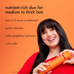 Amika daily hydrating sulfate free shampoo one litre bottle packaging