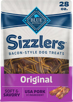 Blue Buffalo Sizzlers Natural Soft Dog Treats, Bacon-Style Soft-Moist Dog Treats with Real USA Pork, Original Flavor, 6-oz Bag - Image 14