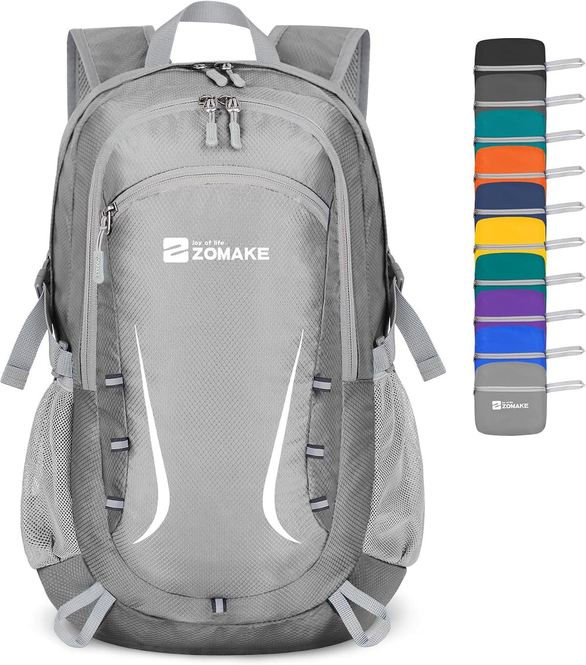 ZOMAKE Lightweight Packable Backpack, 35L Foldable Daypack (Dark Green) | Light Hiking Backpacks Water Resistant Collapsible Day Pack for Travel - Image 15