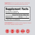 Side view of Dorado Nutrition premium Berberine supplement