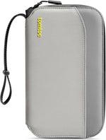 tomtoc Passport Holder Family with RFID Blocking, Passport Wallet Women Men, with Airtag & Sim Card Holder and Eject Pin, Travel Document Organizer with Wrist Strap, Up to 4 Passports, Water-resistant - Image 10