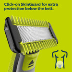 Philips Norelco OneBlade Face + Body Hybrid Electric Trimmer and Shaver, QP2630/70 - Image 4